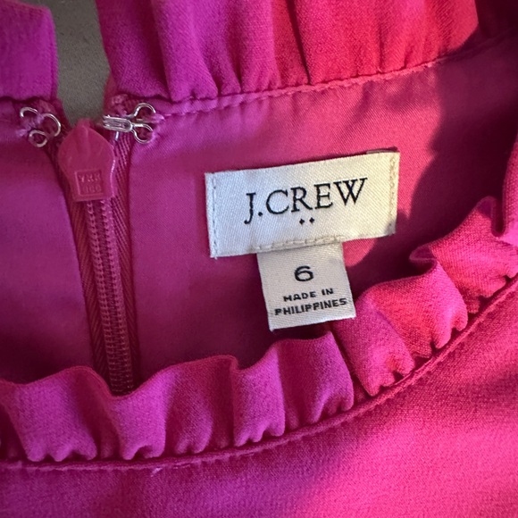 J. Crew Pink Ruffle Dress - Picture 3 of 6